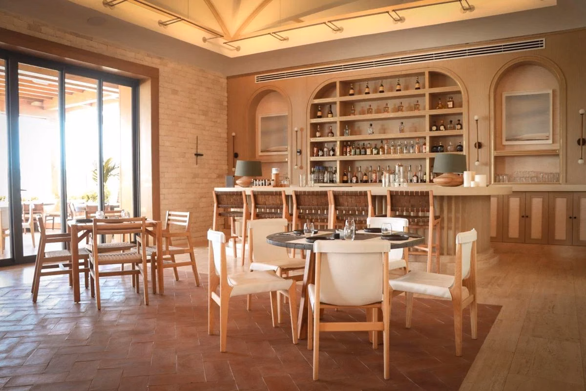 Costa Beach Club restaurant and dining spaces