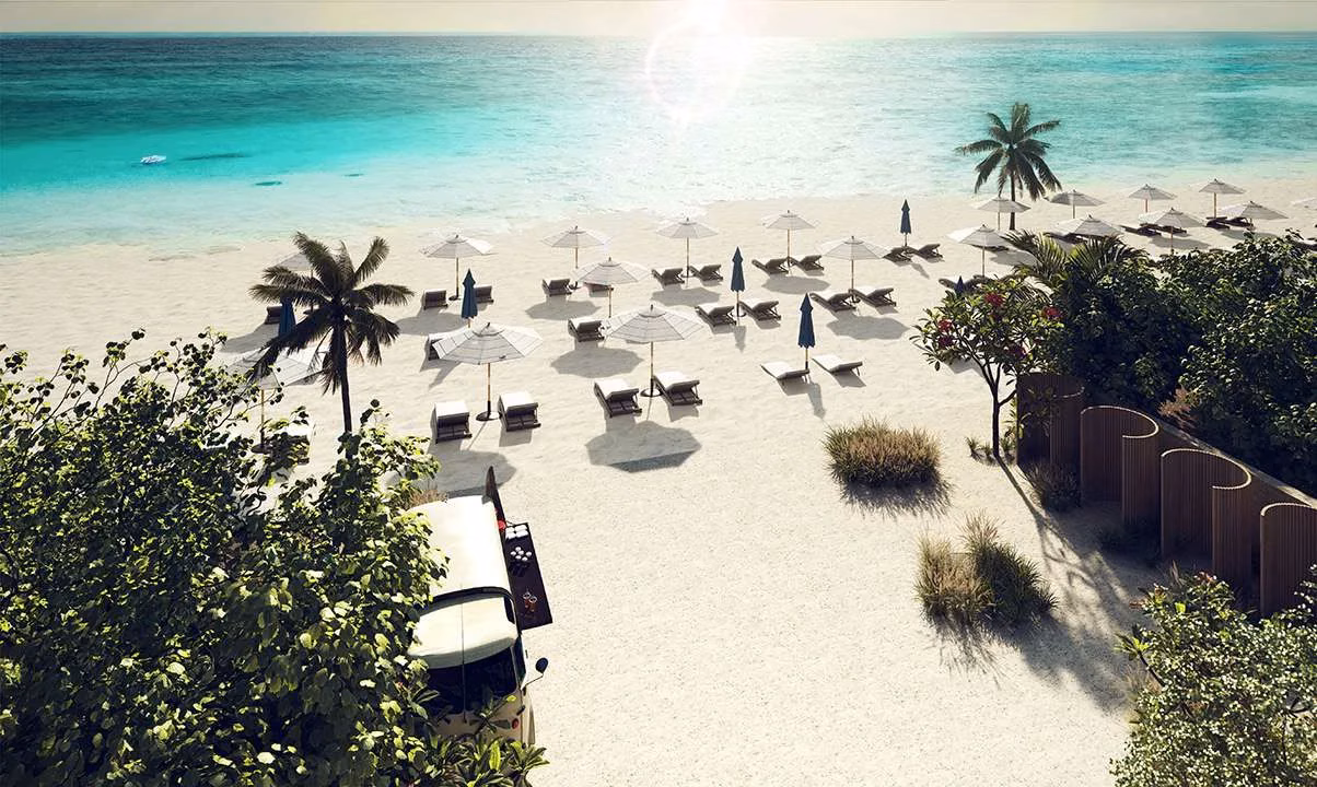 Condominium beach club and Caribbean access in Corasol