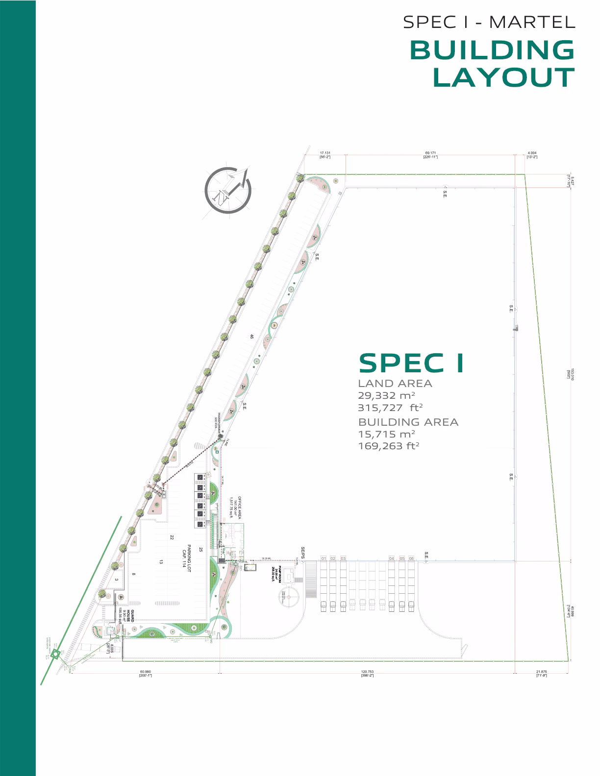 Floor plan of the 15715 m² in Apodaca