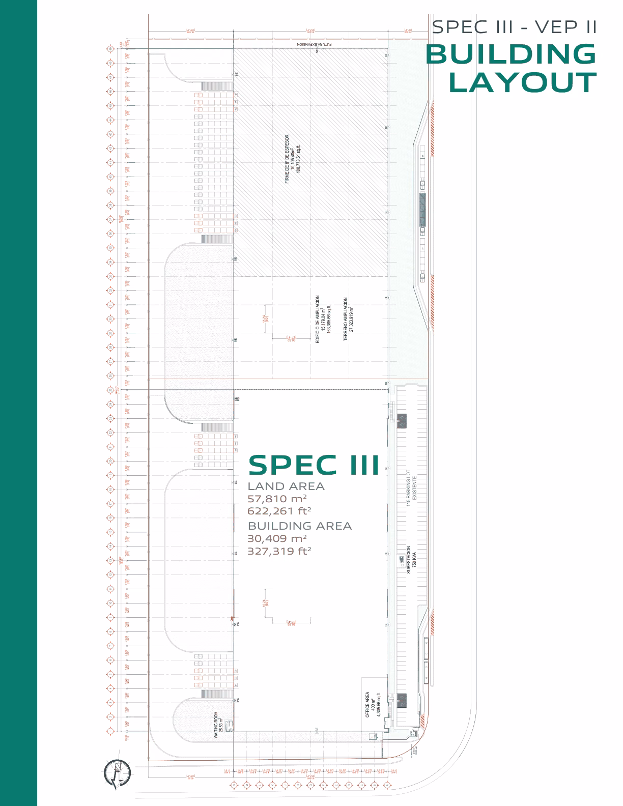 Floor plan of the 30409 m² in Escobedo