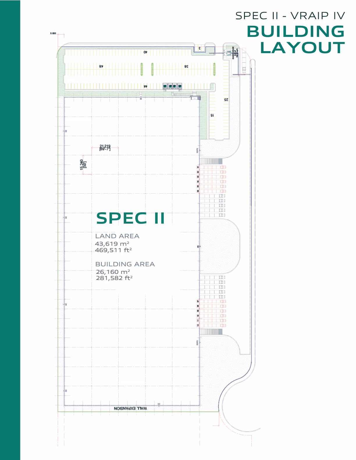 Floor plan of the 26160 m² in Ramos Arizpe