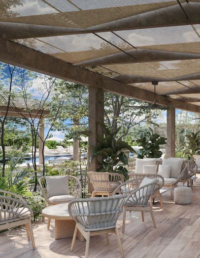 Punta Laguna lounge bar