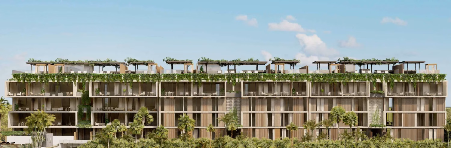 Complete exterior architecture of Soleii